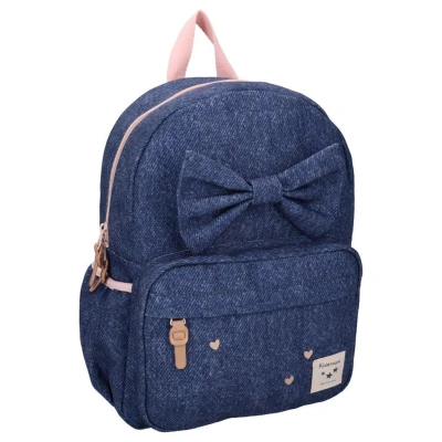 KIDZROOM Plecak dla dzieci L Bow blue jeans