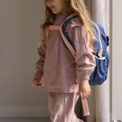 KIDZROOM Plecak dla dzieci L Bow blue jeans