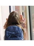 KIDZROOM Plecak dla dzieci L Bow blue jeans