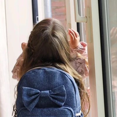 KIDZROOM Plecak dla dzieci L Bow blue jeans