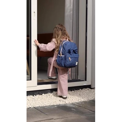 KIDZROOM Plecak dla dzieci L Bow blue jeans