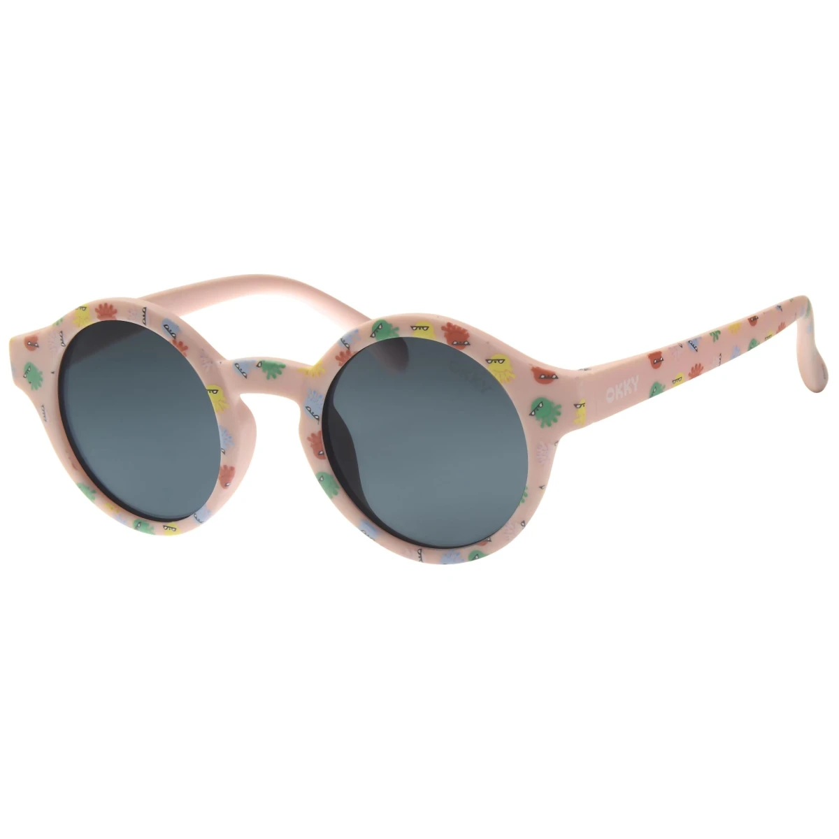 OKKY Okulary przeciwsłoneczne print pink 15-3 lat