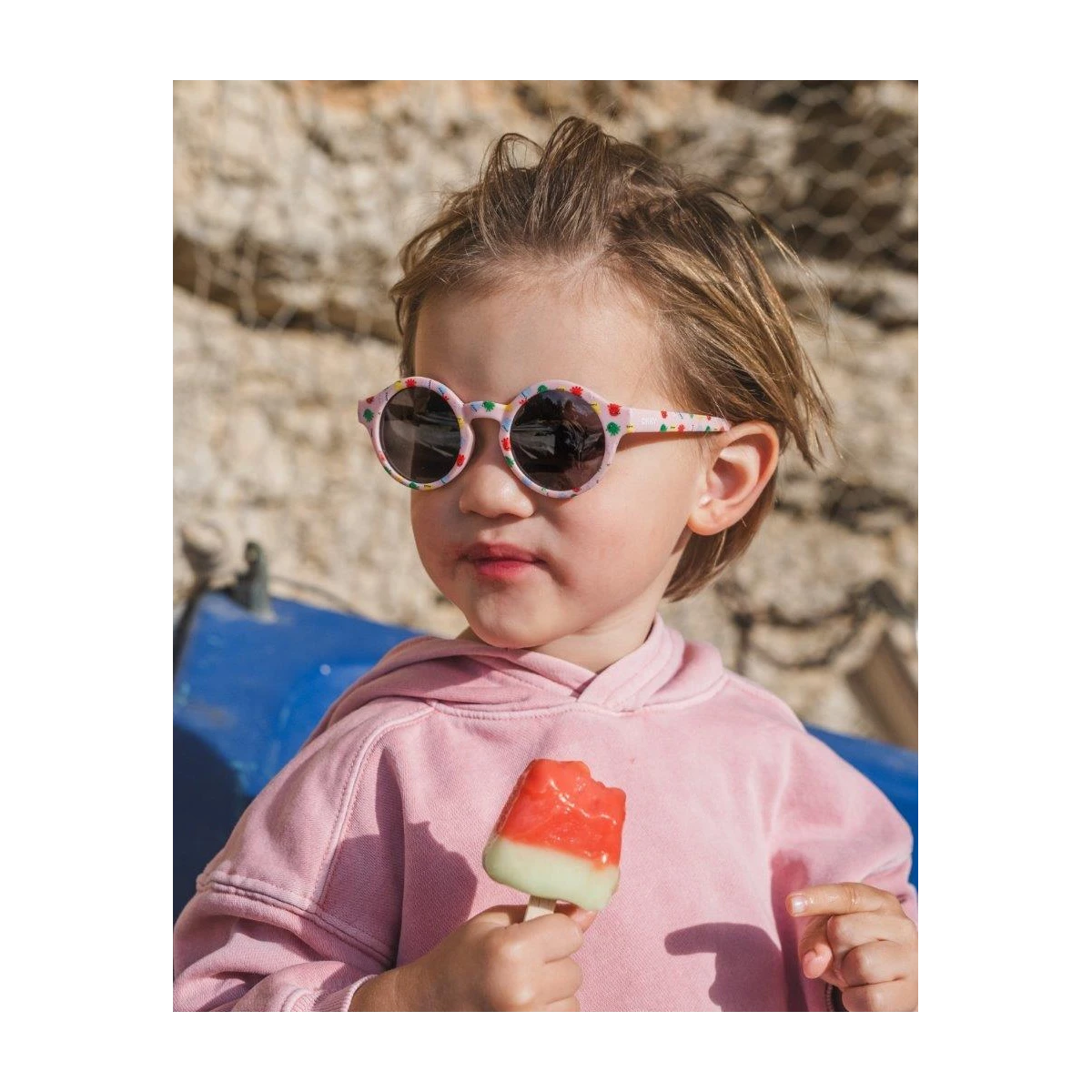 OKKY Okulary przeciwsłoneczne print pink 15-3 lat