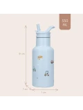 KIDZROOM Butelka bidon 350 ml Little Story Blue