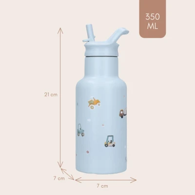 KIDZROOM Butelka bidon 350 ml Little Story Blue