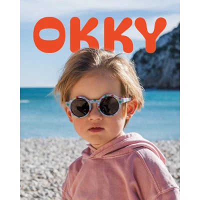 OKKY Okulary przeciwsłoneczne print blue 15-3 lat
