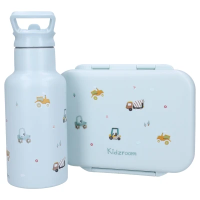 KIDZROOM Butelka bidon 350 ml Little Story Blue