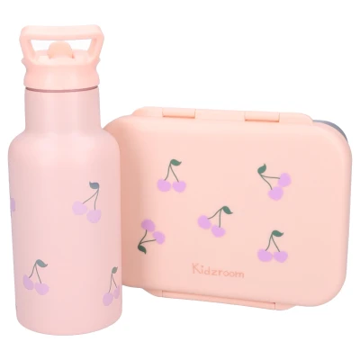 KIDZROOM Butelka bidon 350 ml Secret Garden pink
