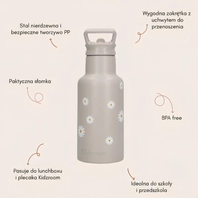 KIDZROOM Butelka bidon 350 ml Nostalgia Beige