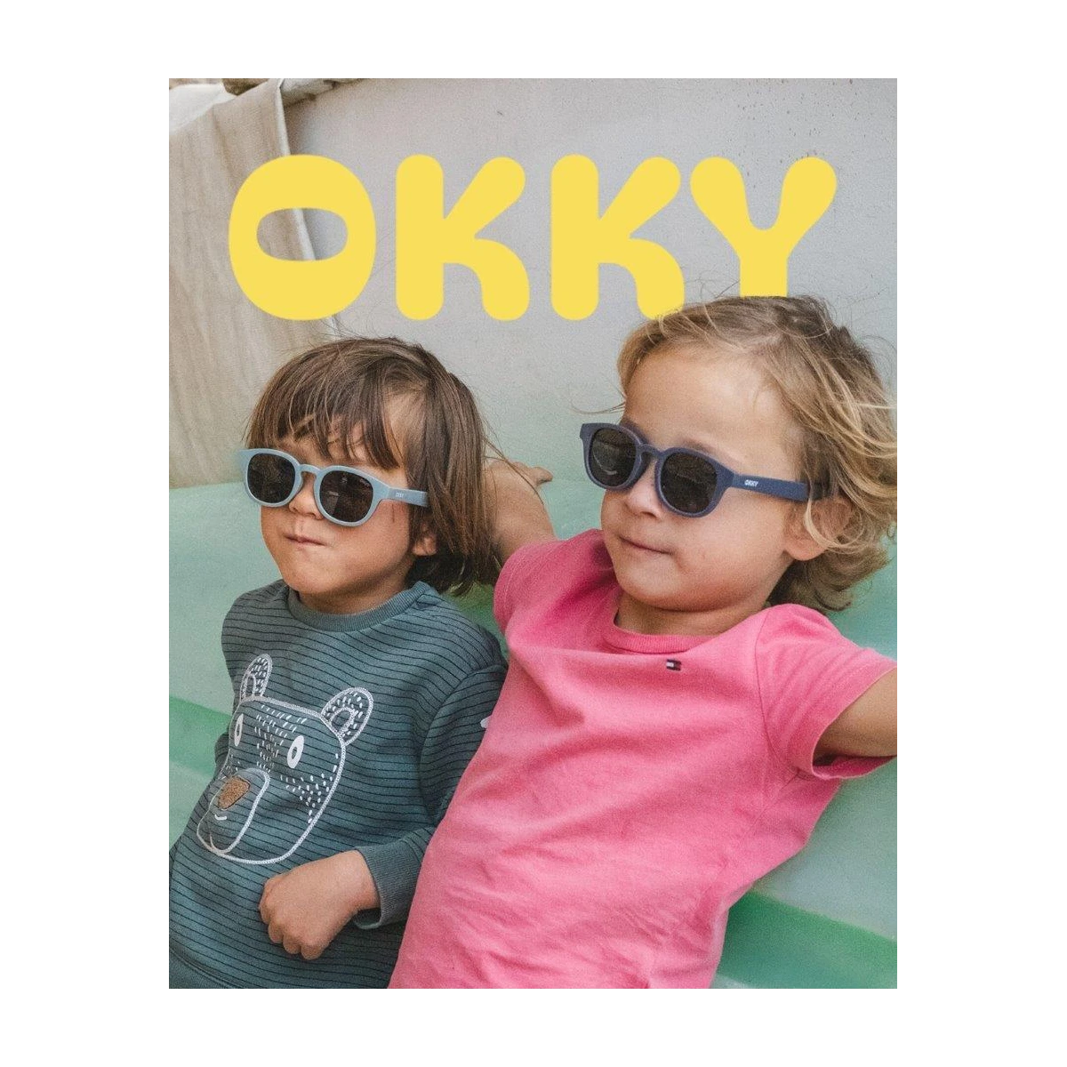 OKKY Okulary przeciwsłoneczne dark blue grey 3-9 l