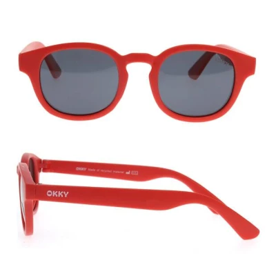 OKKY Okulary przeciwsłoneczne red 3-9 lat