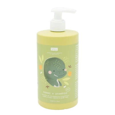 SASSI EDITORE Płyn do kąpieli i szampon 2w1 SASSi 500ml Dino