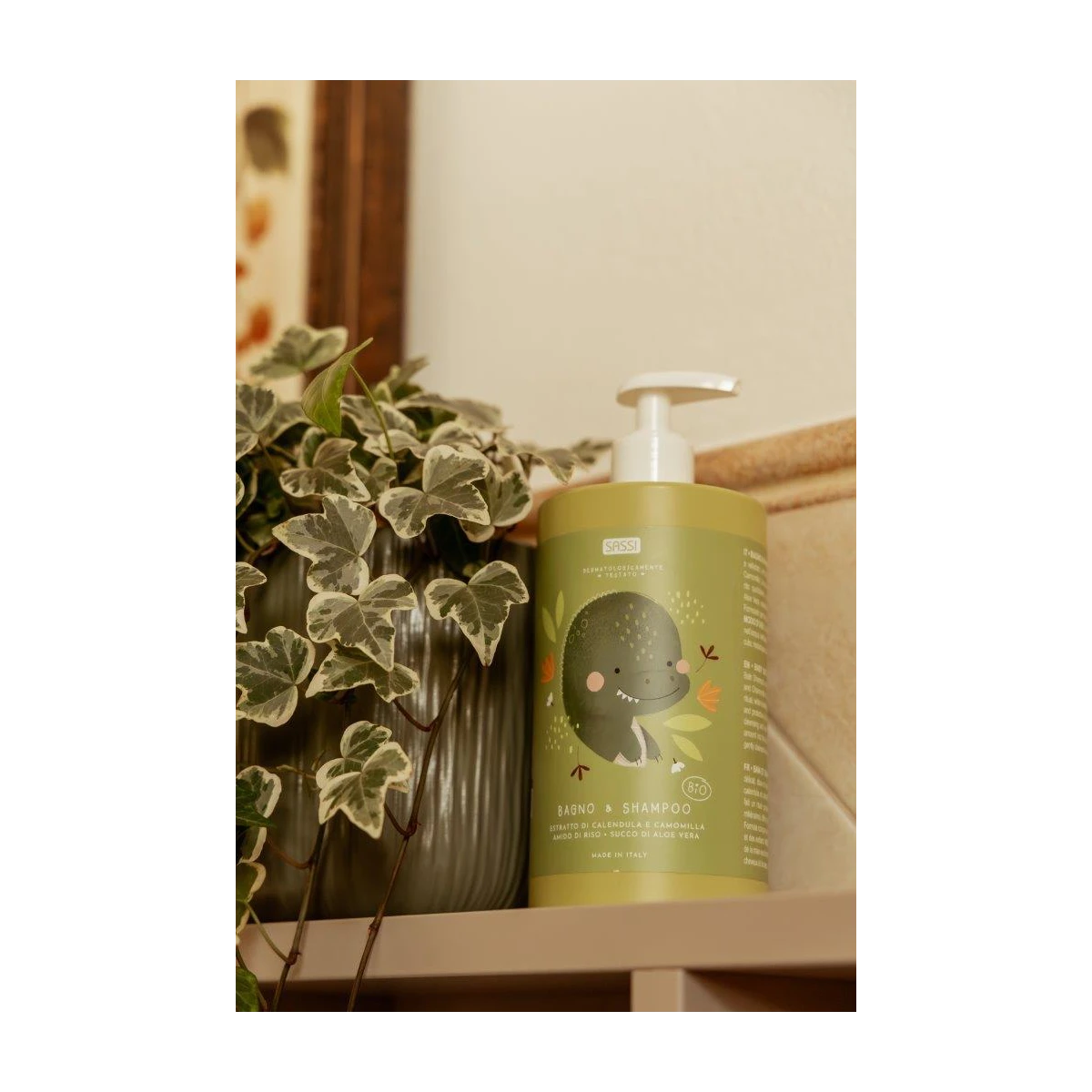 SASSI EDITORE Płyn do kąpieli i szampon 2w1 SASSi 500ml Dino