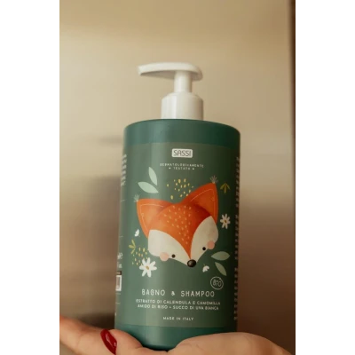 SASSI EDITORE Płyn do kąpieli i szampon 2w1 SASSi 500 ml Lisek