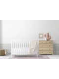DOOKY Drewniana ramka z odciskiem dłoni lub stópki