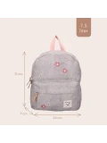 KIDZROOM Plecak dla dzieci Blossom grey jeans