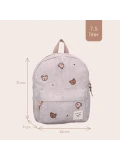 KIDZROOM Plecak dla dzieci Teddy Bears grey jeans