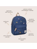 KIDZROOM Plecak dla dzieci Cars blue jeans