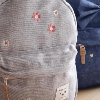 KIDZROOM Plecak dla dzieci Blossom grey jeans