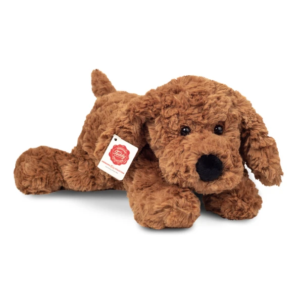 TEDDY HERMANN Maskotka Brązowy Piesek Wiotki z oklapniętymi uszkami 28 cm