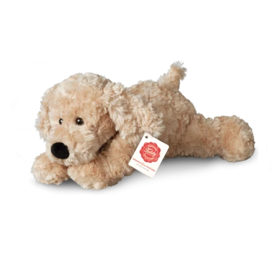 TEDDY HERMANN Maskotka Beżowy Piesek Wiotki z oklapniętymi uszkami 28 cm