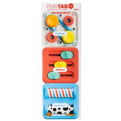 PlayTab Sensoryczne Kwadraty. Zestaw 6 z Gąsienicą.