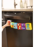 PlayTab Sensoryczne Kwadraty. Zestaw 6 z Gąsienicą.
