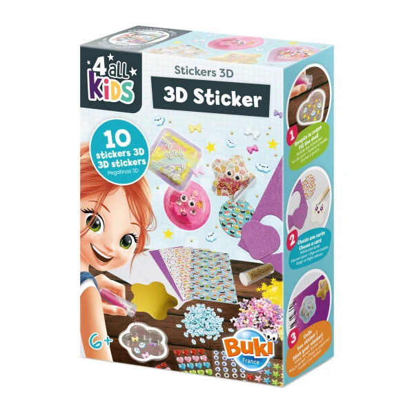 BUKI Naklejki 3D KAWAII