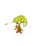 MOULIN ROTY Puzzle karton. 3D KAMELEON DOOKOŁA ŚWIATA