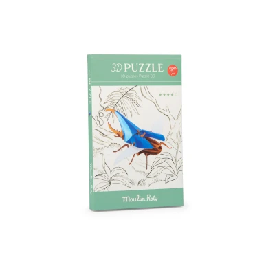 MOULIN ROTY Puzzle kartonowe 3D CHRZĄSZCZ
