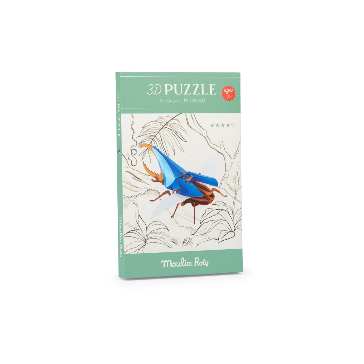 MOULIN ROTY Puzzle kartonowe 3D CHRZĄSZCZ
