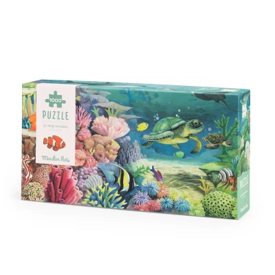 MOULIN ROTY Puzzle RAFA KORALOWA 1000 el. DOOKOŁA ŚWIATA
