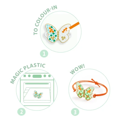 DJECO Zrób to sam -magiczny plastik KWIAT LOTOSU