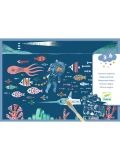 DJECO Kolorowanki z ukrytymi farbkami OCEAN