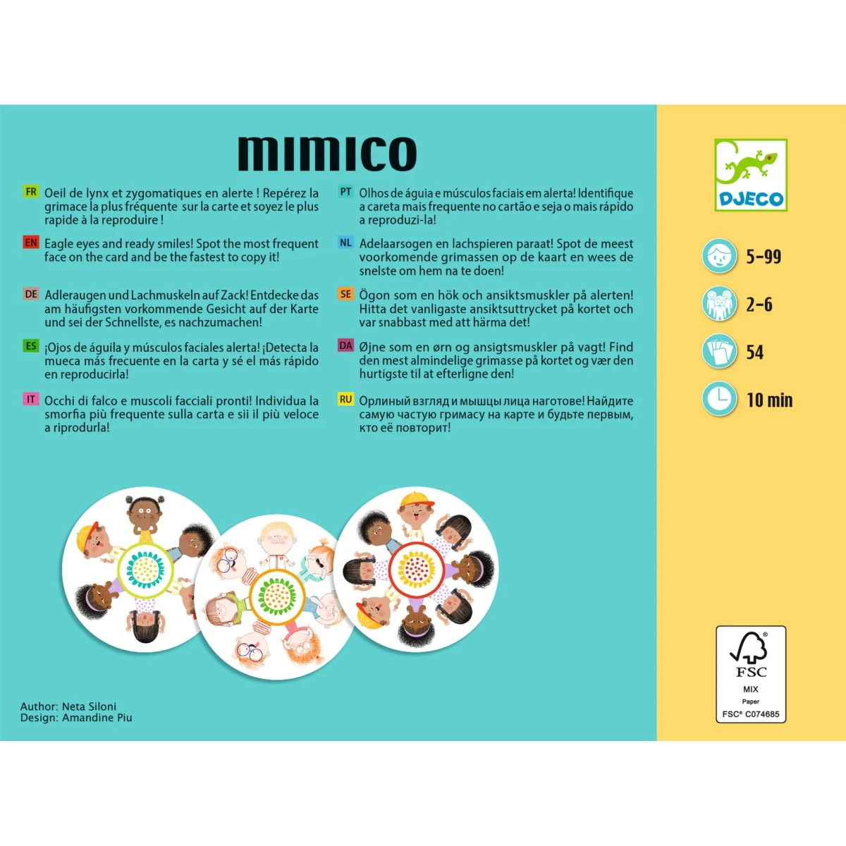 DJECO Gra karciana MIMICO