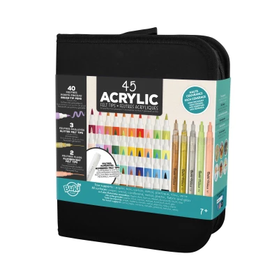 BUKI Zestaw 45 markerów akrylowych w etui