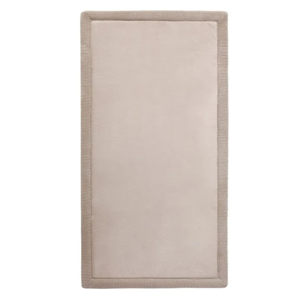 HAKUNA MATTE Mata piankowa dla dzieci Dywan do pokoju dziecięcego Coral Velvet z pianką memory 150 x 80 cm beżowy