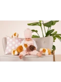 TEDDY HERMANN Świnka morska złoto-biała 20 cm maskotka dla dzieci