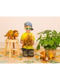 TEDDY HERMANN Maskotka Dinozaur Triceratops 42 cm
