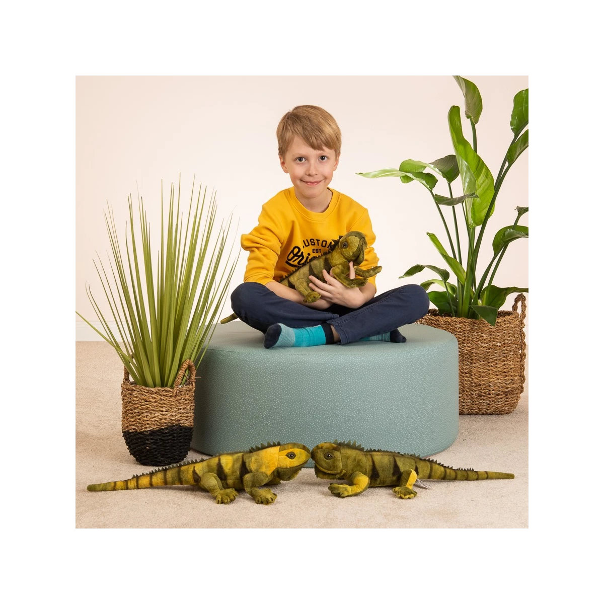 TEDDY HERMANN Maskotka Iguana 49 cm