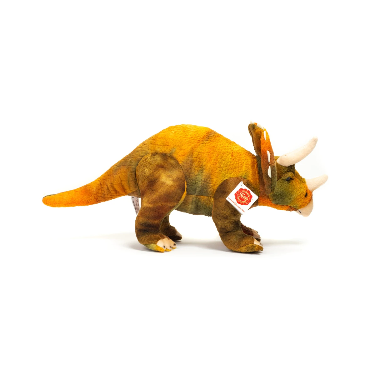 TEDDY HERMANN Maskotka Dinozaur Triceratops 42 cm
