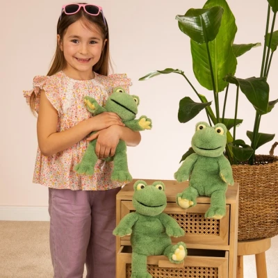 TEDDY HERMANN Żabka Fryderyk 32 cm maskotka dla dzieci