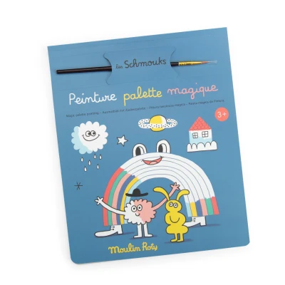 MOULIN ROTY Malowanie z paletą farb LES SCHMOUKS