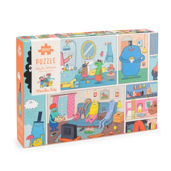 MOULIN ROTY Puzzle DOM 500 elementów LES SCHMOUKS