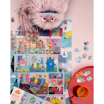 MOULIN ROTY Puzzle DOM 500 elementów LES SCHMOUKS