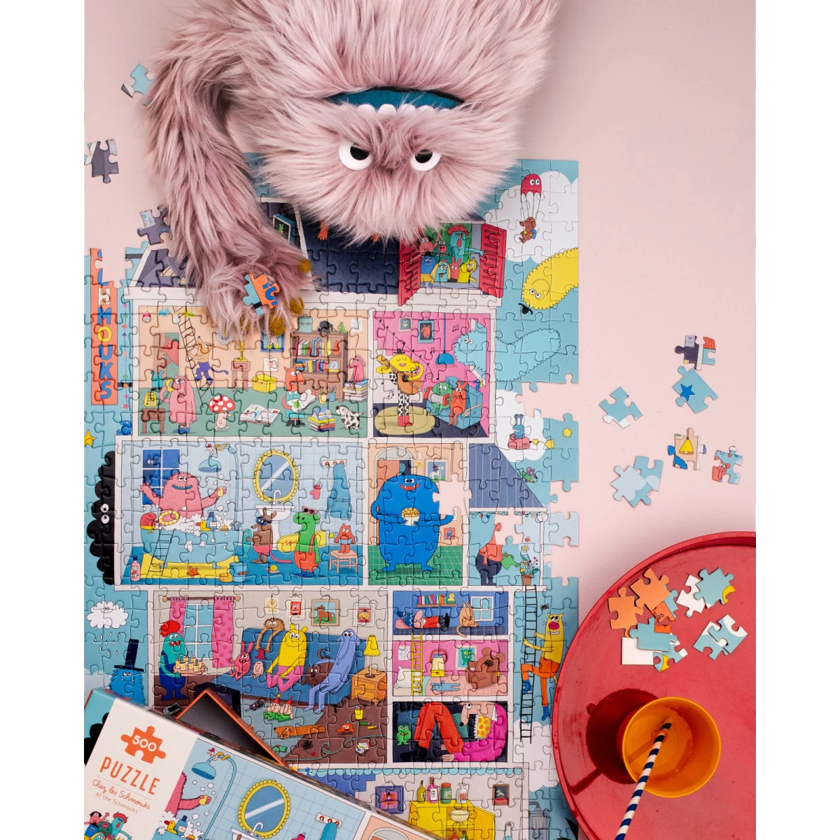 MOULIN ROTY Puzzle DOM 500 elementów LES SCHMOUKS