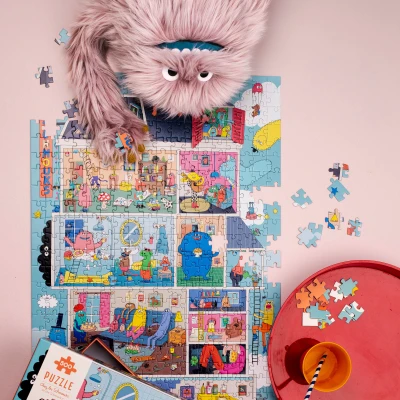 MOULIN ROTY Puzzle DOM 500 elementów LES SCHMOUKS