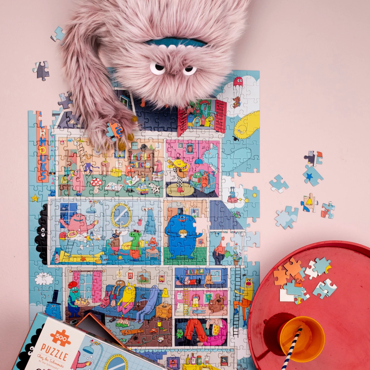 MOULIN ROTY Puzzle DOM 500 elementów LES SCHMOUKS