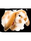 TEDDY HERMANN Królik jasnobrązowo-biały leżący 30 cm maskotka dla dzieci 926580