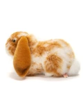 TEDDY HERMANN Królik jasnobrązowo-biały leżący 30 cm maskotka dla dzieci 926580